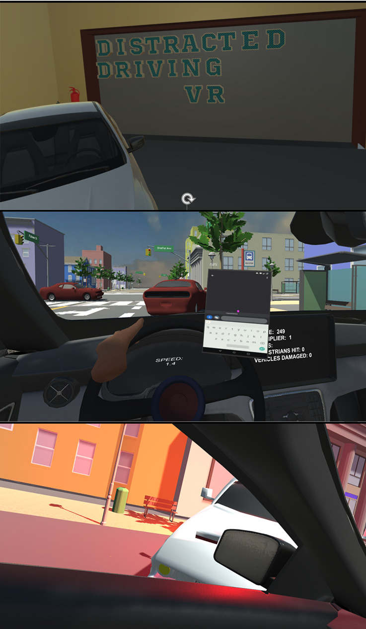 Distracted Driving VR image